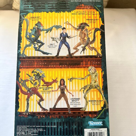 1997 Hasbro Signature Series Aliens Resurrection WARRIOR DRONE Action Figure NIB - Picture 3 of 6